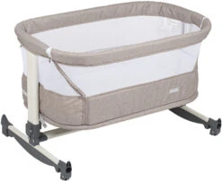 Babygo Vivaldi Beige Wieg Aan Bed 4652 -Baby Thuis Verkoop babygo vivaldi beige wieg aan bed 4652 1