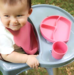 Babyjem Roze Siliconen Bordje 715 -Baby Thuis Verkoop babyjem roze siliconen bordje 715 5 1