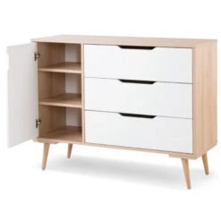 Babykamer Marloes Wit: Ledikant, Commode & 2-Deurskast -Baby Thuis Verkoop babykamer marloes ledikant commode kast 5