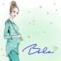 Babylonia Bola Roségoud Parel & Veer Zwangerschapsketting Met Babybel VO206 -Baby Thuis Verkoop babylonia bola 15