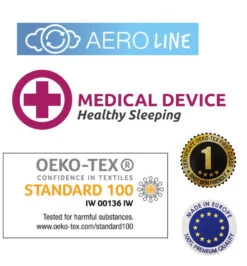 Babymatex AeroLine 60x120 Cm Ledikantmatras TB0340 -Baby Thuis Verkoop babymatex oxi drukverlagende matrastopper tb0211 324 327 331 7