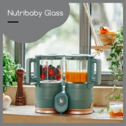 Babymoov Nutribaby Glazen 4-in-1 Foodprocessor A001132 -Baby Thuis Verkoop babymoov glazen nutribaby a001132 3
