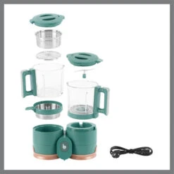 Babymoov Nutribaby Glazen 4-in-1 Foodprocessor A001132 -Baby Thuis Verkoop babymoov glazen nutribaby a001132 7