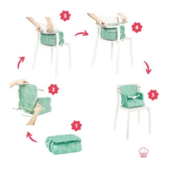 Badabulle Beer 2-in-1 Booster Stoelverhoger En Tas B009409 -Baby Thuis Verkoop badabulle beer 2 in 1 stoelverhoger en tas b009409 2 1