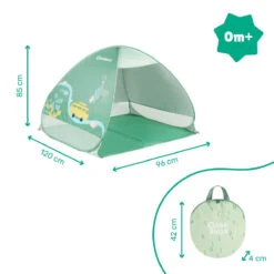 Badabulle Green Anti-UV Tent B038205 -Baby Thuis Verkoop badabulle green anti uv tent b038205 3