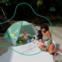 Badabulle Green Anti-UV Tent B038205 -Baby Thuis Verkoop badabulle green anti uv tent b038205 6