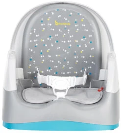 Badabulle Home & Go Grey Booster Stoelverhoger B009011 -Baby Thuis Verkoop badabulle home go booster grey stoelverhoger b009011