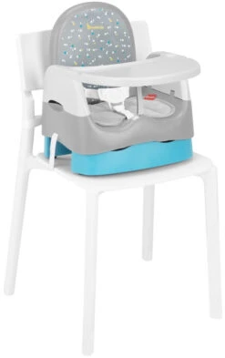 Badabulle Home & Go Grey Booster Stoelverhoger B009011 -Baby Thuis Verkoop badabulle home go booster grey stoelverhoger b009011 4