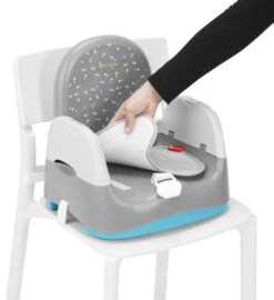 Badabulle Home & Go Grey Booster Stoelverhoger B009011 -Baby Thuis Verkoop badabulle home go booster grey stoelverhoger b009011 5