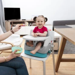 Badabulle Home & Go Grey Booster Stoelverhoger B009011 -Baby Thuis Verkoop badabulle home go booster grey stoelverhoger b009011 8