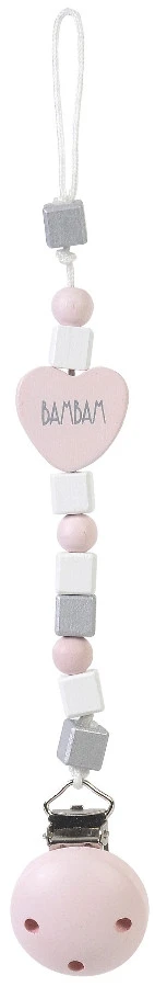BamBam Roze Hartje Speenkoord 51051