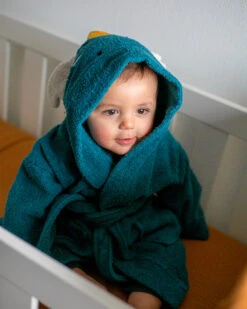 Blush & Blossom Dragon Diego 1-2jr Badstof Badjas TR-BB4207 -Baby Thuis Verkoop bathrobe dragon diego 1