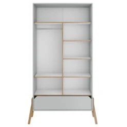 Bellamy Lotta Grey Babykamer: Ledikant/Juniorbed, Commode Met 6 Lades En 2-Deurskast 27 Bellamy Lotta Grey Babykamer: Ledikant/Juniorbed, Commode Met 6 Lades En 2-Deurskast -Baby Thuis Verkoop bellamy lotta grey 2 deurskast loszsz2d 2 2