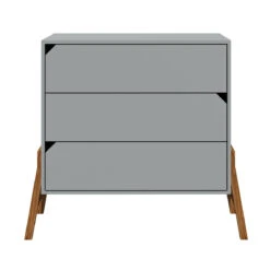 Bellamy Lotta Grey Babykamer: Ledikant/Juniorbed, Commode En 2-Deurskast -Baby Thuis Verkoop bellamy lotta grey commode loszkomo 1 2