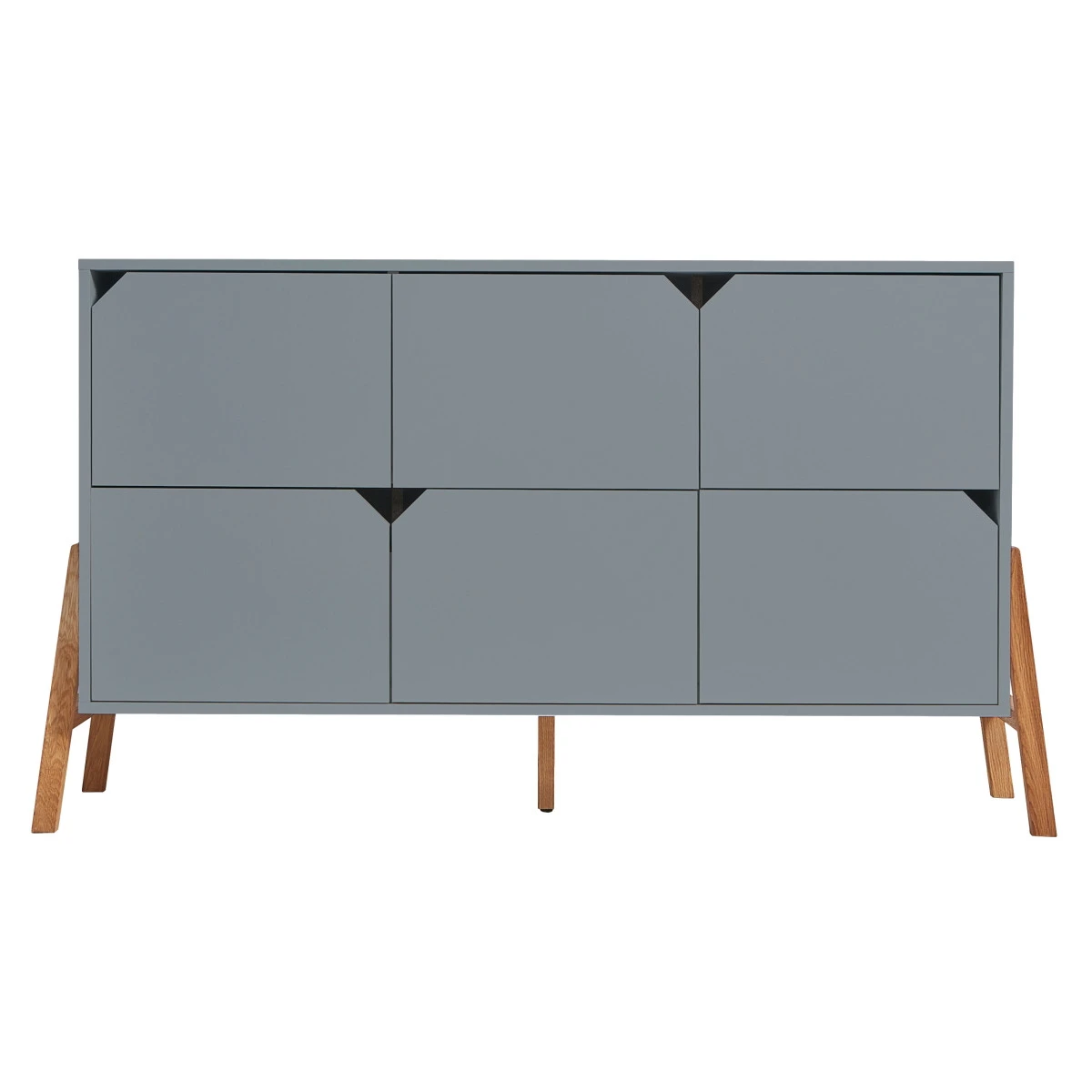 Bellamy Lotta Grey Babykamer: Ledikant/Juniorbed, Commode Met 6 Lades En 2-Deurskast 9 Bellamy Lotta Grey Babykamer: Ledikant/Juniorbed, Commode Met 6 Lades En 2-Deurskast - Afbeelding 7