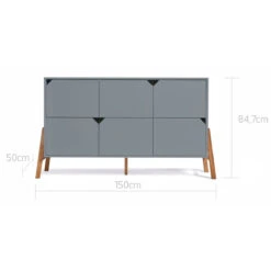 Bellamy Lotta Grey Babykamer: Ledikant/Juniorbed En Commode Met 6 Lades 21 Bellamy Lotta Grey Babykamer: Ledikant/Juniorbed En Commode Met 6 Lades -Baby Thuis Verkoop bellamy lotta grey commode met 6 lades loszko6s 3 1