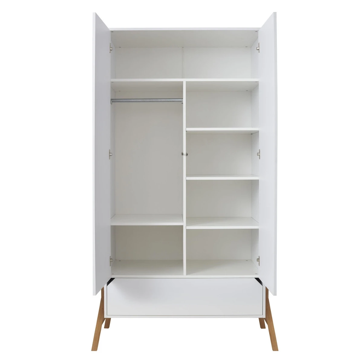 Bellamy Lotta Snow Babykamer: Ledikant/Juniorbed, Commode Met 6 Lades En 2-Deurskast 15 Bellamy Lotta Snow Babykamer: Ledikant/Juniorbed, Commode Met 6 Lades En 2-Deurskast - Afbeelding 13