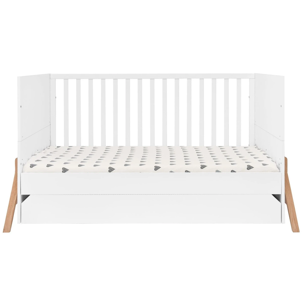 Bellamy Lotta Snow Babykamer: Ledikant/Juniorbed, Commode En 2-Deurskast - Afbeelding 4