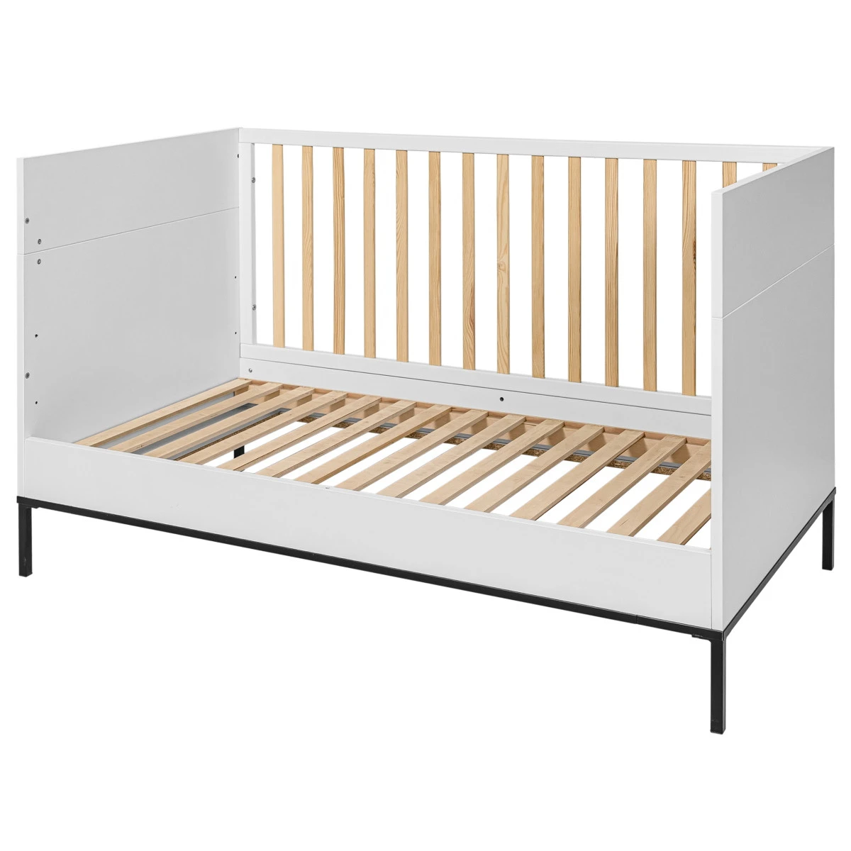 Bellamy Lumi White Babykamer: Ledikant/Juniorbed En Commode 6 Bellamy Lumi White Babykamer: Ledikant/Juniorbed En Commode - Afbeelding 4