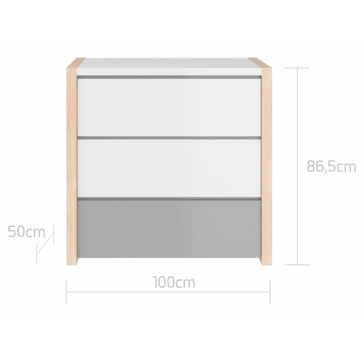 Bellamy Pinette Babykamer: Ledikant/Juniorbed, Commode En 2-Deurskast 17 Bellamy Pinette Babykamer: Ledikant/Juniorbed, Commode En 2-Deurskast - Afbeelding 15