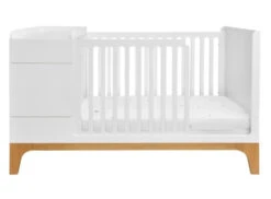 Bellamy UP! White 70 X 120/160 Cm 2-in-1 Meegroei Ledikant En Commode -Baby Thuis Verkoop bellamy up white 70 x 120 160 cm 2 in 1 meegroei ledikant en commode 5