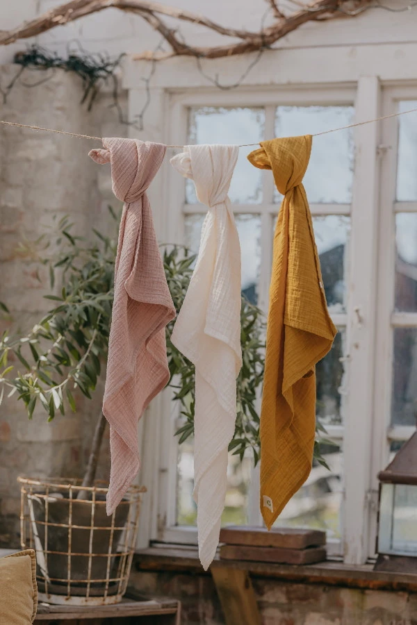 Bibs Swaddle Blush 120 X 120 Cm Hydrofiel Multidoek 9402244 5 Bibs Swaddle Blush 120 X 120 Cm Hydrofiel Multidoek 9402244 - Afbeelding 3