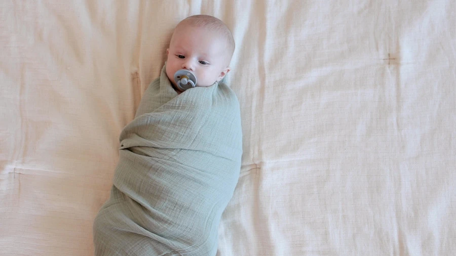 Bibs Swaddle Sage 120 X 120 Cm Hydrofiel Multidoek 9402250 4 Bibs Swaddle Sage 120 X 120 Cm Hydrofiel Multidoek 9402250 - Afbeelding 2