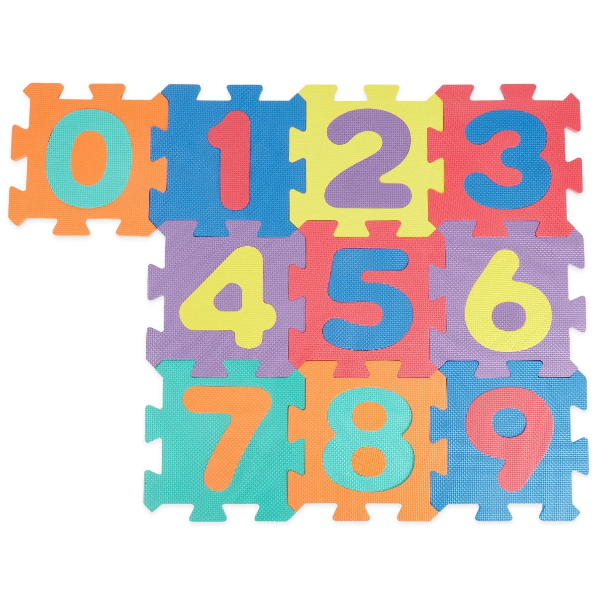 Bieco Schuimrubberen Cijfers 10 Stuks Puzzelmat 19201505 4 Bieco Schuimrubberen Cijfers 10 Stuks Puzzelmat 19201505 - Afbeelding 2
