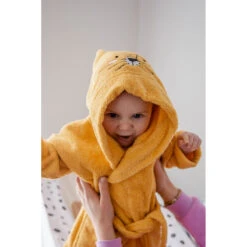 Blush & Blossom Leopard Lenny 0-1jr Badstof Badjas TR-BB4201 -Baby Thuis Verkoop blush blossom leopard lenny 0 1jr badstof badjas tr bb4201 03