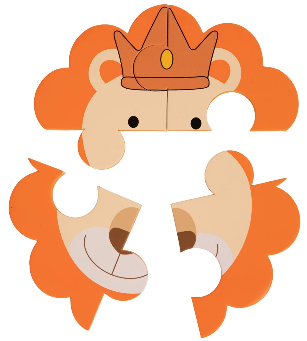 Bo Jungle B-Animal Panda Olifant Leeuw 3 Stuks Puzzel B950000 - Afbeelding 5