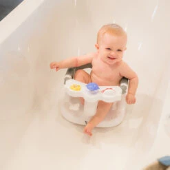 Bo Jungle B-Bath Seat Grijs/Wit Badring B400700 -Baby Thuis Verkoop bo jungle b bath seat grijs wit badzitje b400700 6