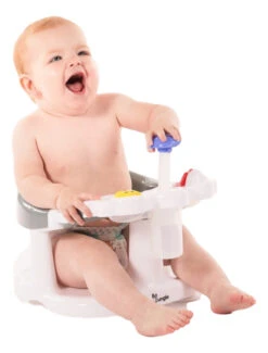 Bo Jungle B-Bath Seat Grijs/Wit Badring B400700 -Baby Thuis Verkoop bo jungle b bath seat grijswit badzitje b400700 5