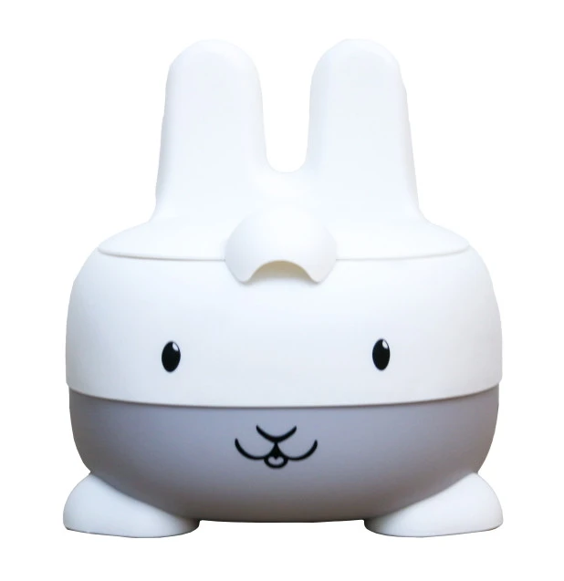 Bo Jungle B-Bunny Konijn Wit/Grijs Potje B415000 3 Bo Jungle B-Bunny Konijn Wit/Grijs Potje B415000