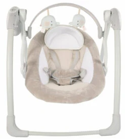 Baby Thuis Verkoop -Baby Thuis Verkoop bo jungle b portable swing dolphy taupe babyschommel b700610 2