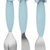 Bo Jungle B-Silicone Blauw Bestek Set B500670 -Baby Thuis Verkoop bo jungle b silicone blauw bestek set b500670