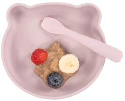 Bo Jungle B-Suction Bear Roze Bord B500710 -Baby Thuis Verkoop bo jungle b suction bear roze bord b500710 4