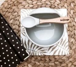 Bo Jungle B-Suction Bowl Grijs Kommetje Met Lepel B500600 -Baby Thuis Verkoop bo jungle b suction bowl grijs kommetje met lepel b500600 10