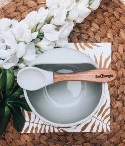 Bo Jungle B-Suction Bowl Grijs Kommetje Met Lepel B500600 -Baby Thuis Verkoop bo jungle b suction bowl grijs kommetje met lepel b500600 11