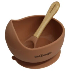 Bo Jungle B-Suction Bowl Terracotta Kommetje Met Lepel B500690 -Baby Thuis Verkoop bo jungle b suction bowl terracotta kommetje met lepel b500690 1