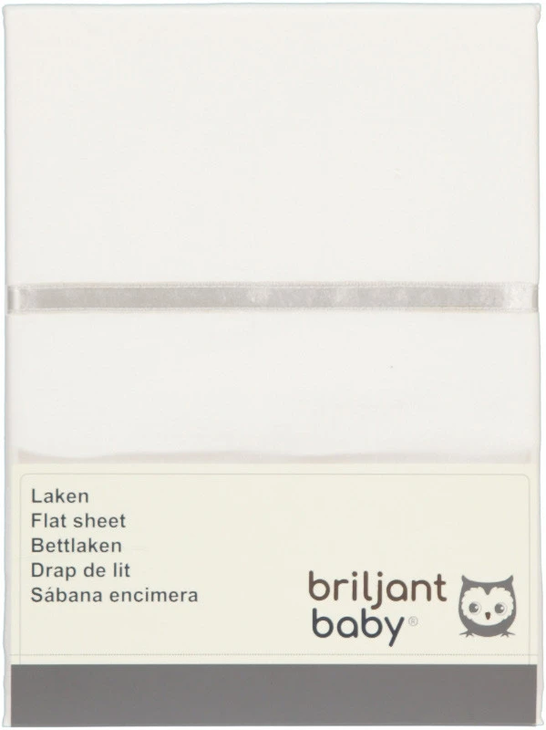 Briljant Bias Tape Wit 100 X 150 Cm Ledikantlaken 4 Briljant Bias Tape Wit 100 X 150 Cm Ledikantlaken - Afbeelding 2