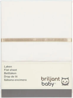 Briljant Bias Tape Zand 100 X 150 Cm Ledikantlaken -Baby Thuis Verkoop briljant bias tape zand 75x100 cm wieglaken 2 1