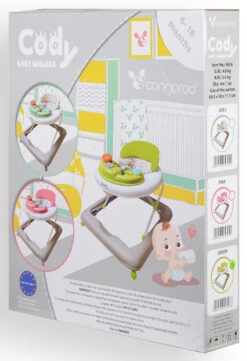Cangaroo Baby Walker Cody Pink Loopstoel 3951 -Baby Thuis Verkoop cangaroo baby walker cody pink loopstoel 3951 7