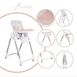 Cangaroo Bueno Roze Kinderstoel 109978 -Baby Thuis Verkoop cangaroo bueno roze kinderstoel 109978 13