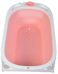 Cangaroo Carribean Pink Opvouwbaar Badje -Baby Thuis Verkoop cangaroo carribean pink opvouwbare badkuip 3