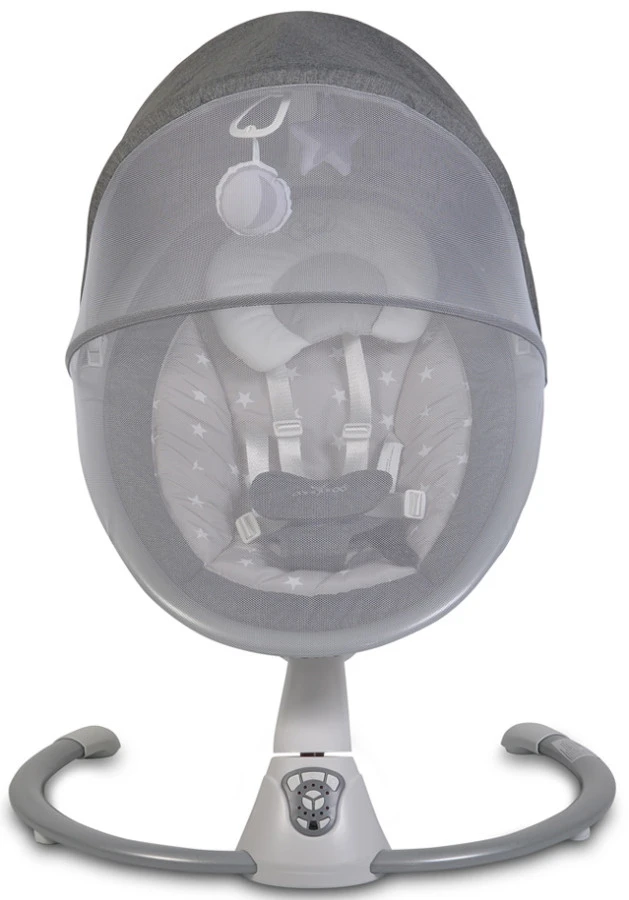 Cangaroo Cloud Grey Stars Swing Elektrische Babyschommel 48123 5 Cangaroo Cloud Grey Stars Swing Elektrische Babyschommel 48123 - Afbeelding 3