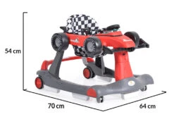 Cangaroo Daytonna Rood Loopstoel 109181 -Baby Thuis Verkoop cangaroo daytonna rood loopwagen 109181 9