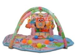 Cangaroo Happy Farm Pink Speelkleed 5328 -Baby Thuis Verkoop cangaroo farm speelkleed