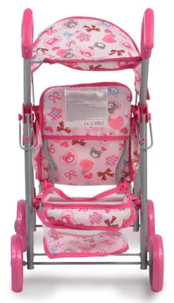 Cangaroo Flower Garden Pink Poppenbuggy 11 Cangaroo Flower Garden Pink Poppenbuggy -Baby Thuis Verkoop cangaroo flower garden pink poppenbuggy 6