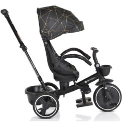 Cangaroo Fusion Black Driewieler Met Duwstang 110337 -Baby Thuis Verkoop cangaroo fusion black driewieler met duwstang 110337 7