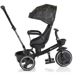Cangaroo Fusion Black Driewieler Met Duwstang 110337 -Baby Thuis Verkoop cangaroo fusion black driewieler met duwstang 110337 8